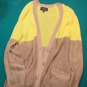 AE two-toned cardigan